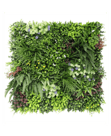 Kunstig Plantevegg Livlig 100x100 cm UV