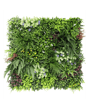 Kunstig Plantevegg Livlig 100x100 cm UV