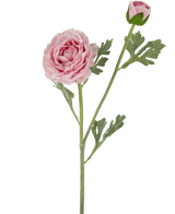 Kunstig Ranunkel Real Touch Rosa 60cm