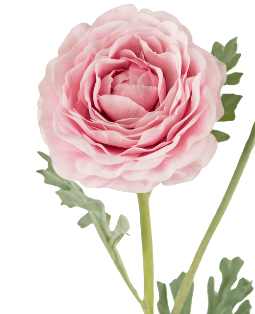 Kunstig Ranunkel Real Touch Rosa 60cm