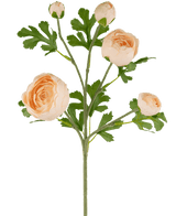 Kunstig Ranunkelgren x5 Real Touch rosa 62cm