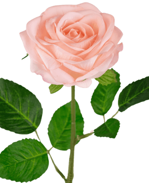 Kunstig Rose "Emine" Real Touch Rosa 43cm