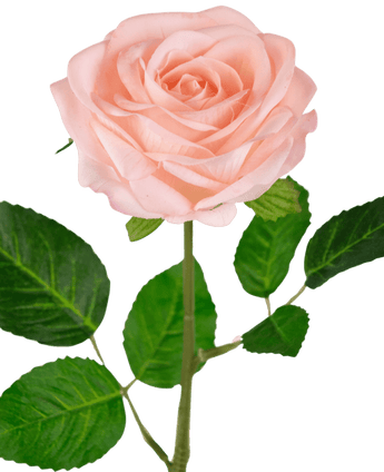 Kunstig Rose "Emine" Real Touch Rosa 43cm