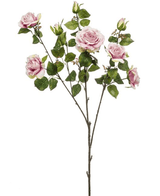 Kunstig Rose Gren LysLilla 110cm