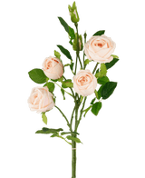 Kunstig Rosegren dobbel Real Touch lysrosa 80cm