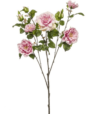 Kunstig York Rose Gren Lilla 110cm