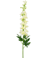 Kunstig blomst Delphinium 79 cm hvit