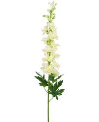 Kunstig blomst Delphinium 79 cm hvit