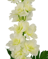 Kunstig blomst Delphinium 79 cm hvit