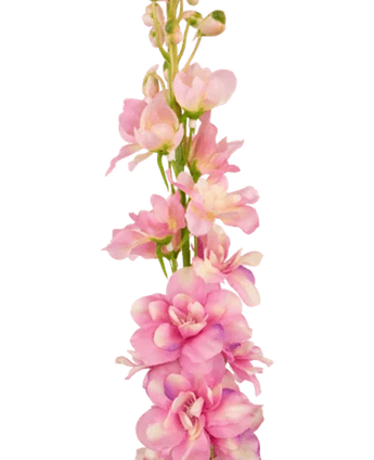 Kunstig blomst Delphinium 79 cm rosa