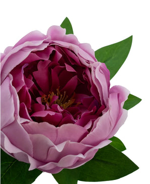 Kunstig blomst Lotuspeon Real Touch lilla 58 cm
