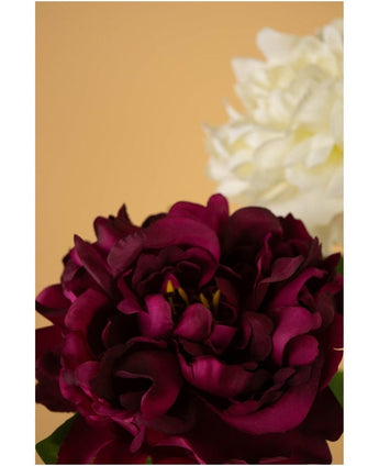 Kunstig blomst Peon 61 cm lilla