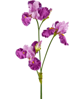 Kunstig blomstergren Iris Lilla 102cm