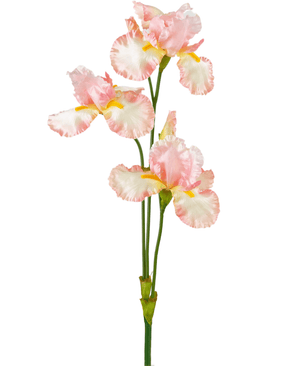 Kunstig blomstergren Iris Rosa 102cm