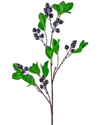 Kunstig gren Berry 76 cm lilla