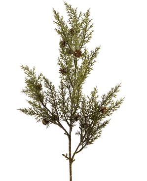 Kunstig gren Furunål 65 cm grønn