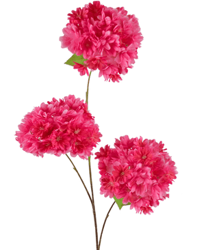 Kunstig gren Kirsebærblomst 85 cm rosa