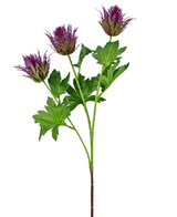 Kunstig gren Tistel 67 cm lilla