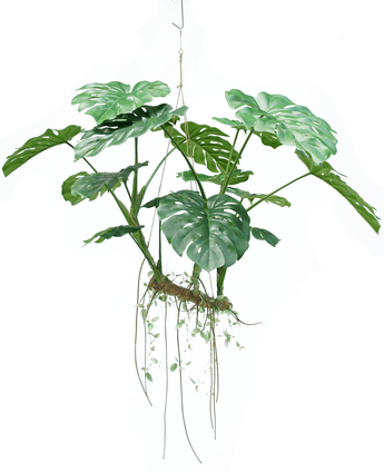 Kunstig hengende plante Monstera 160 cm XXL