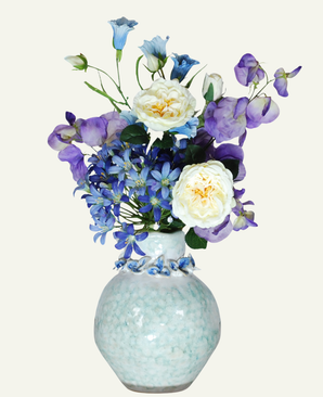 Kunstig Blomsterbukett Midnight Blue 55 cm