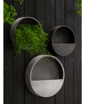 Natural Wally Hengepotte Sort D30cm