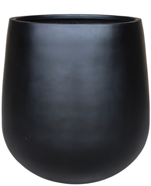 Njord Oval Potte Sort