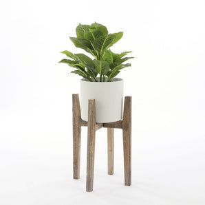 Pidestall "Wood" til potte max D23cm - L33 x B33 x H48cm