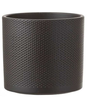 Potte Era Mørk m/ mønster H17,5cm x D19,5cm