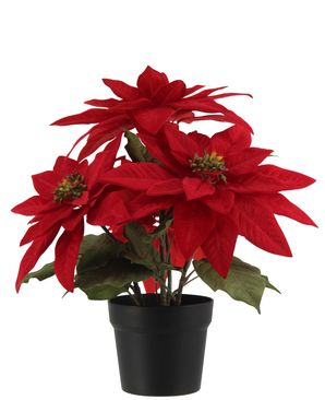 Kunstig Julestjerne 3 Stilker Rød 40cm