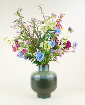 Kunstig Blomsterbukett Purple Rain 97cm