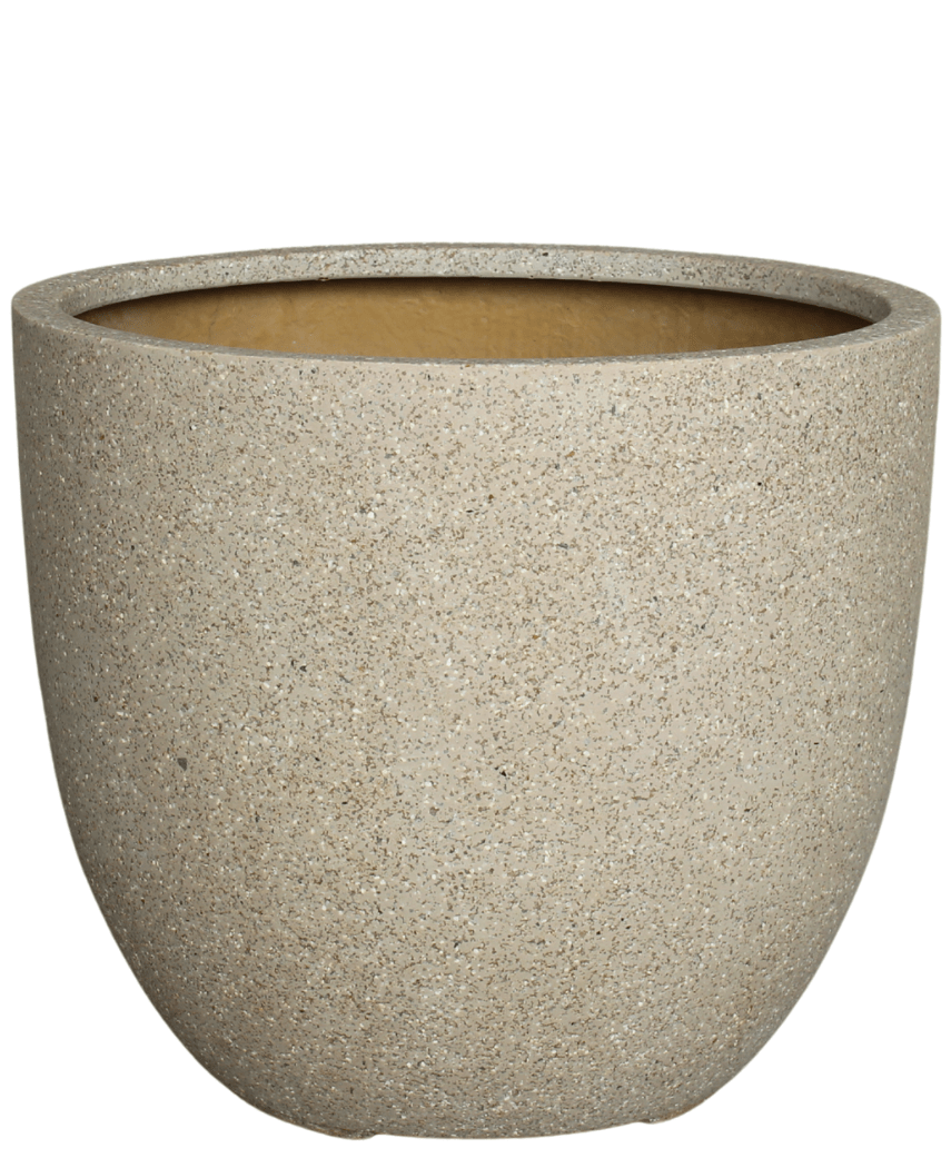Plantenbak Polystone Coated Plain Tornis Grijs