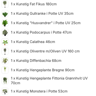 Utstillingspakke B2B Medium