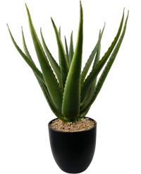 Kunstig Aloe Vera Fyldig i Potte 45cm