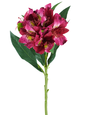 En enkel naturtro kunstig Alstroemeria fra ambiplants.no