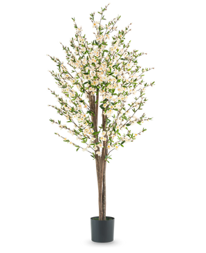 Kunstig Kirsebærtre Kremhvit 180cm