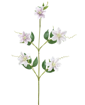 Kunstig Klematis Hvit 78 cm
