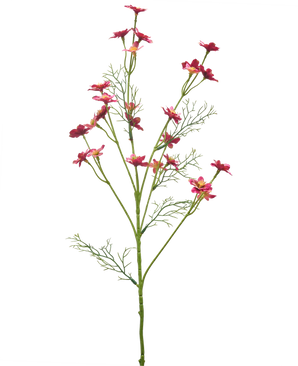 Kunstig Vill Blomst Mørkrosa 68 cm