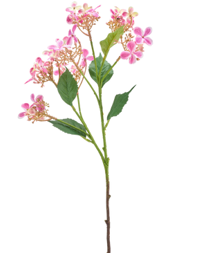 Kunstig Vill Hortensia Rosa 62 cm