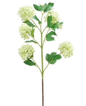 Kunstig Snøball Blomst Grønn 77 cm