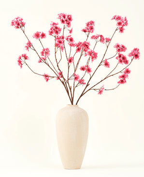 Kunstig bukett Kirsebærblomst Fuchsia 114 cm