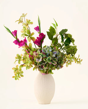Vase Silent Leaf Beige 25 cm