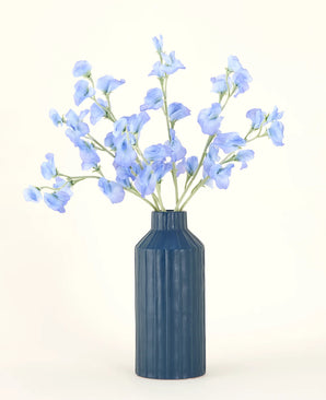Vase Forest Curve Blå 30 cm
