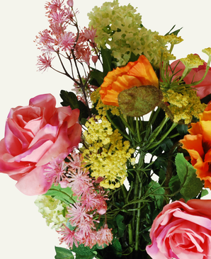 Kunstig Blomsterbukett Colour Joy 60 cm