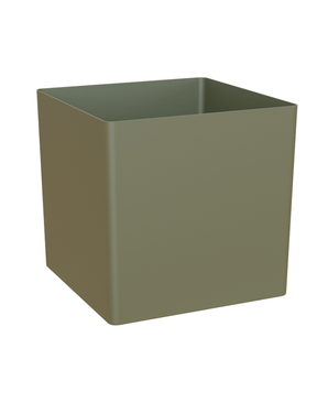 Oslo Kube Potte Oliven grønn 22cm